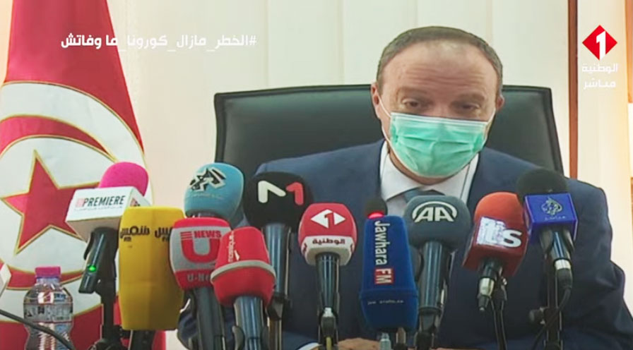 وزير الصحة بالنيابة: خطية تتراوح بين 100 و3000 دينار والسجن لمن لا يرتدي الكمامة